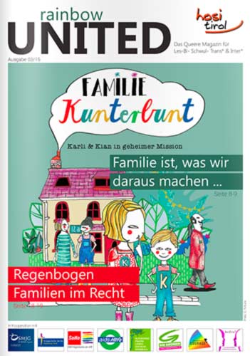 Artikel von Dr. Michael Peintner im Magazin Rainbow united 03 2015 hosi Sexualpädagoge in Südtirol